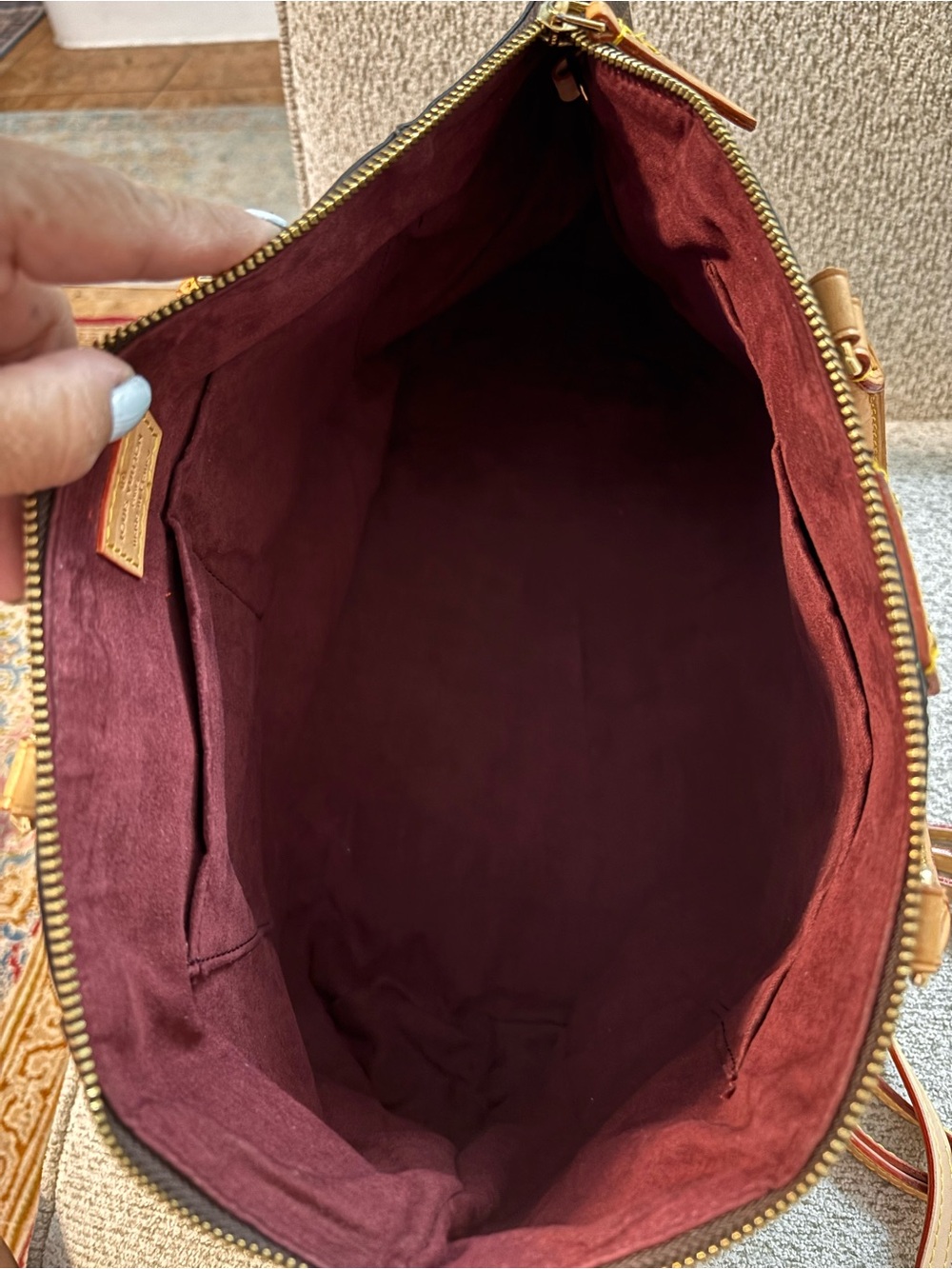 *Fashion* Handbag in Brown with Vachetta Leather - Picture 5 of 17